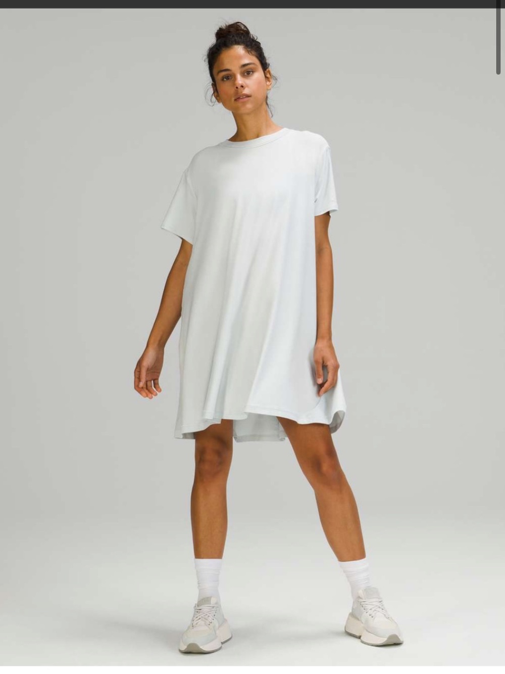 Lululemon All Yours Tee Dress
Ocean Air size 6 soft comfy relaxed fit